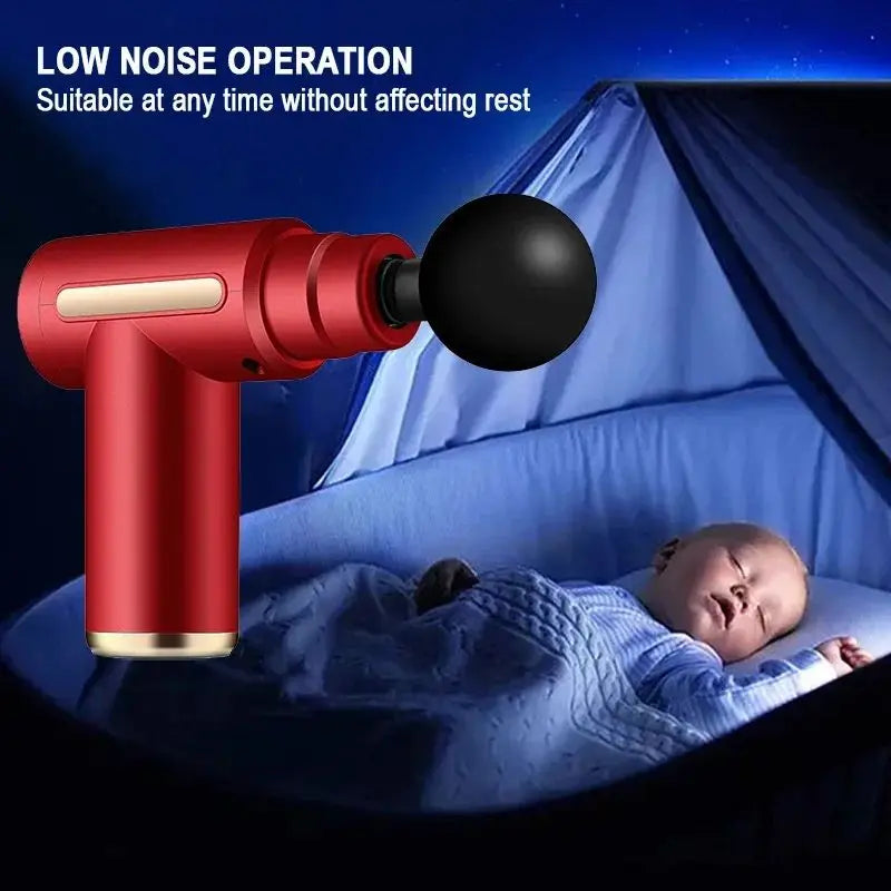 Pistola de massagem, massageador corporal, relaxamento muscular!.