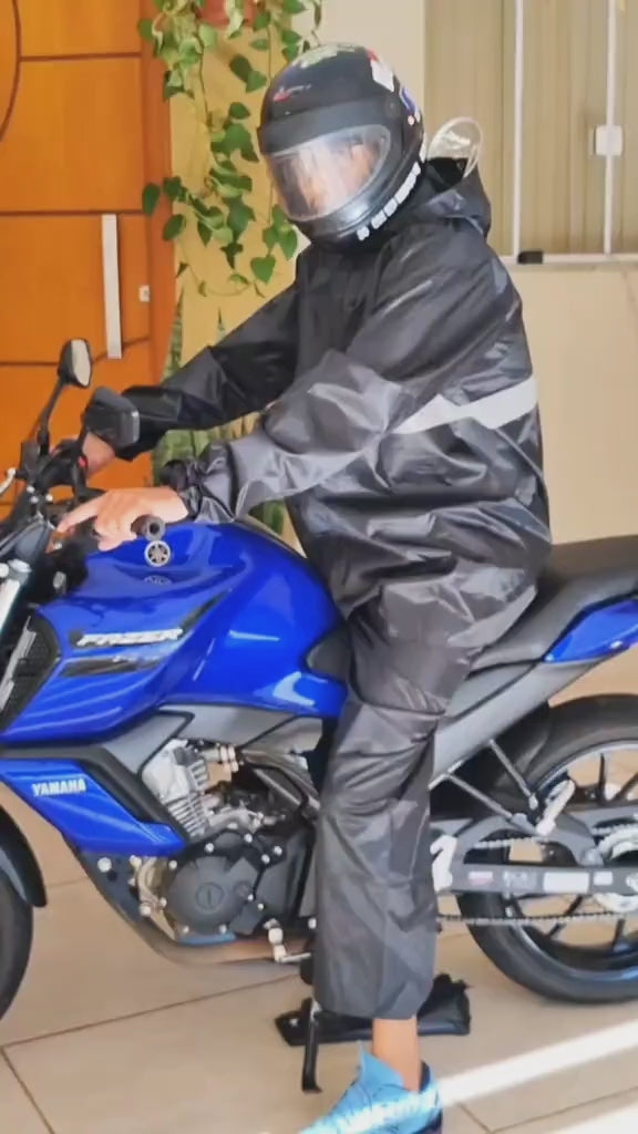 Capa de chuva para ciclismo e motociclismo, feminina/masculina impermeável.